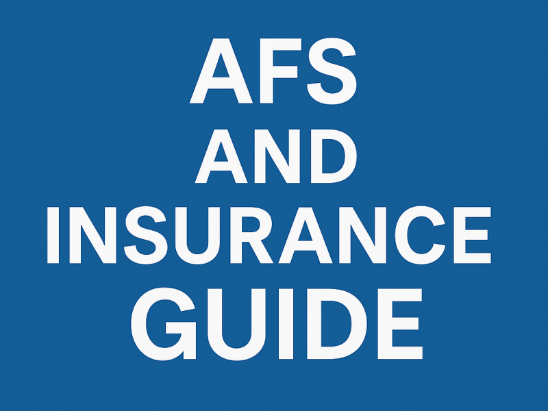 AFS & Insurance Member Guide